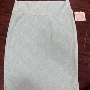 LuLaRoe‎ casie teal Geometric Pencil Skirt